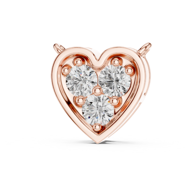 Heart Bloom Diamond Pendant