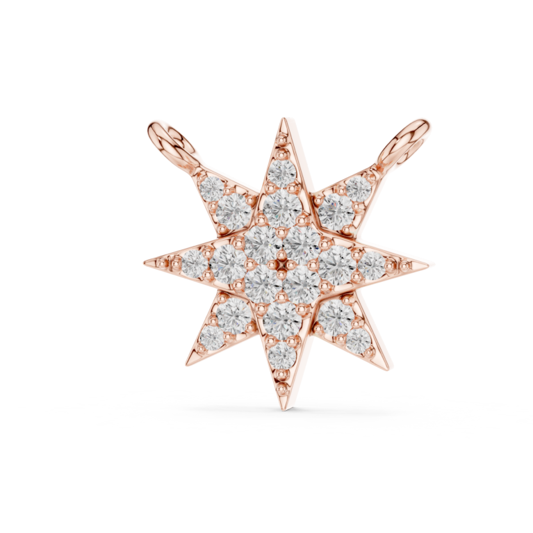 Elegant Drop Diamond Pendant 12