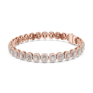 Opulence Oval Halo Bracelet