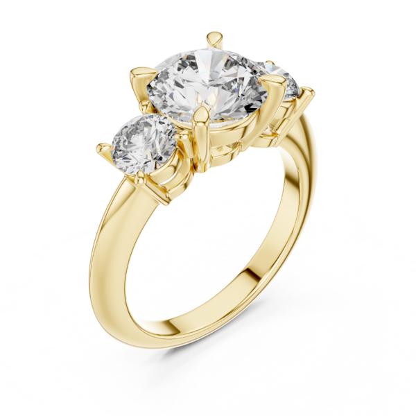 The Bold Round Cut Engagement Ring