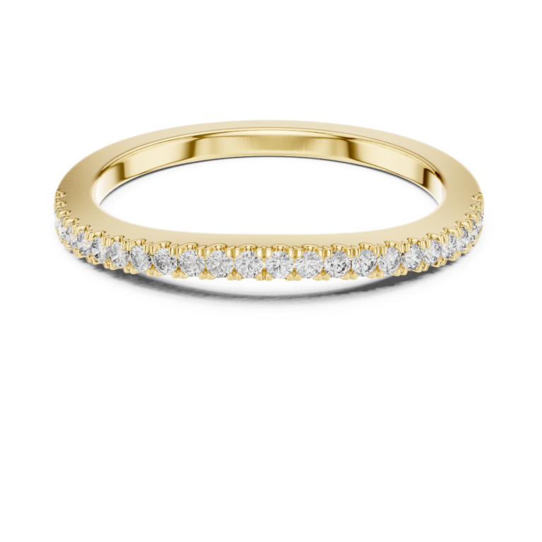 Minimalist Pave Stackable Ring