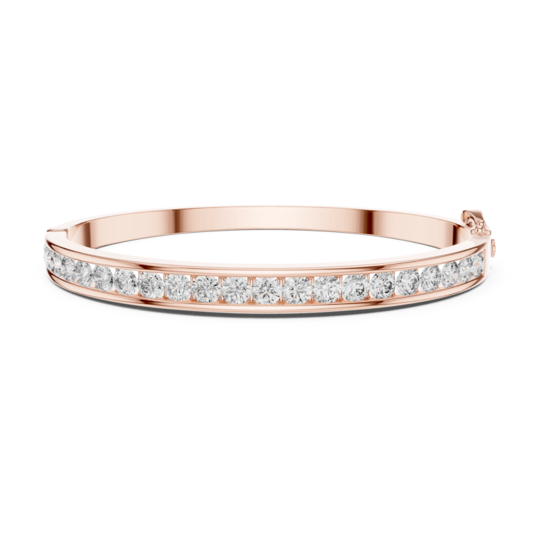 Aurora Channel Diamond Bangle