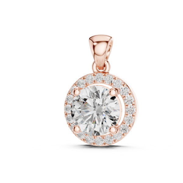 Halo Glow Diamond Pendant