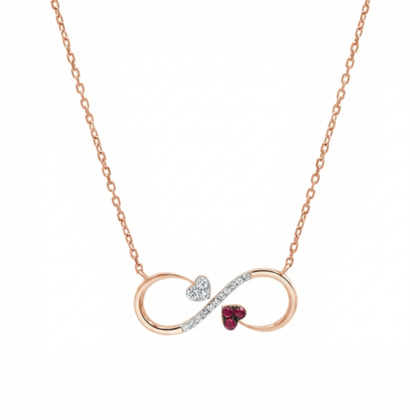Forever Us Infinity Heart Duo Pendant