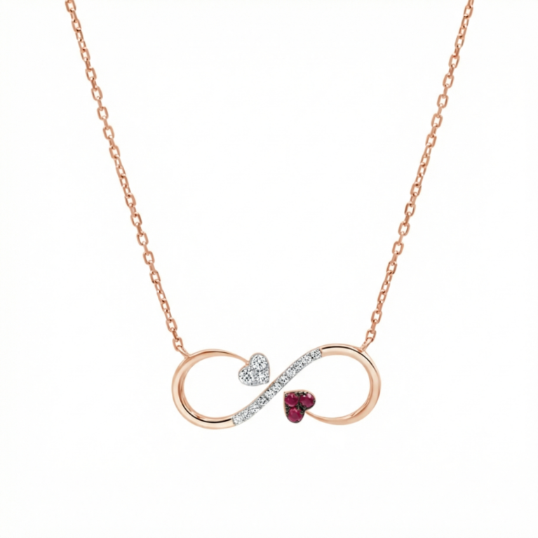 Forever Us Infinity Heart Duo Pendant