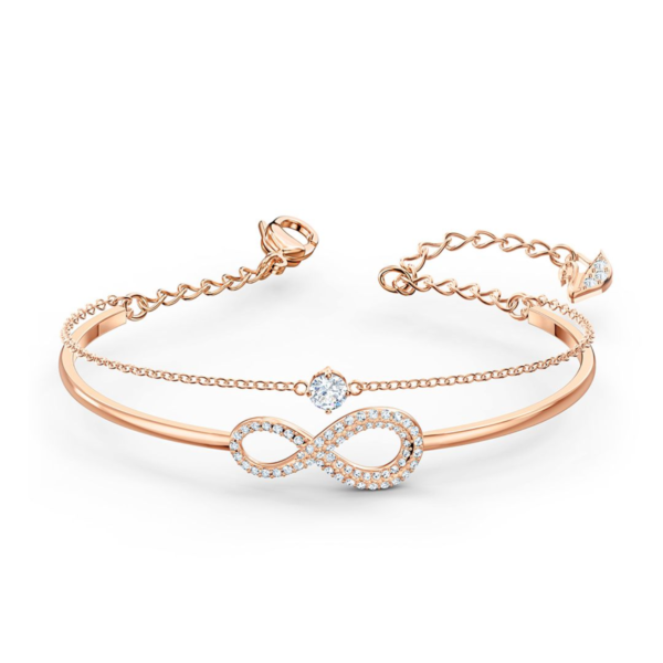 Forever Loop Infinity Rose Gold Bracelet