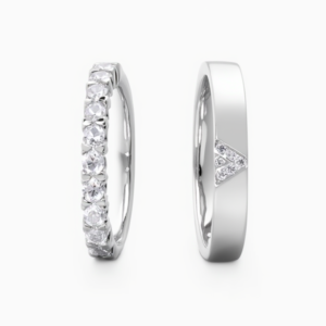 Classic Wedding Band Pair Rings